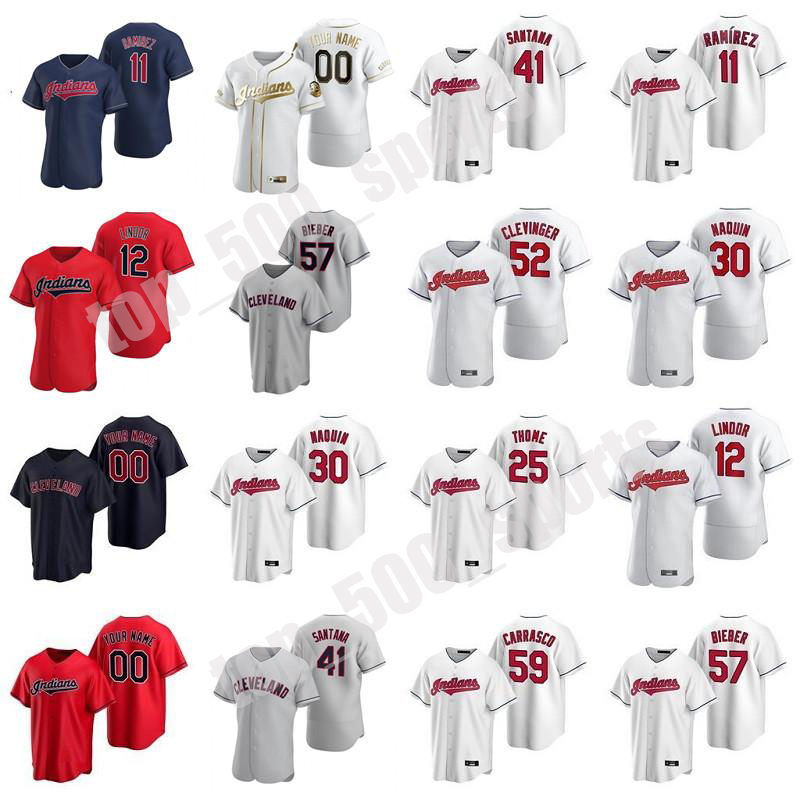 

2021 Cleveland Men Women kids Francisco Lindor Indians jersey Jose Ramirez Roberto Perez Shane Bieber Franmil Reyes Mercado Baseball Jerseys, Blue;black