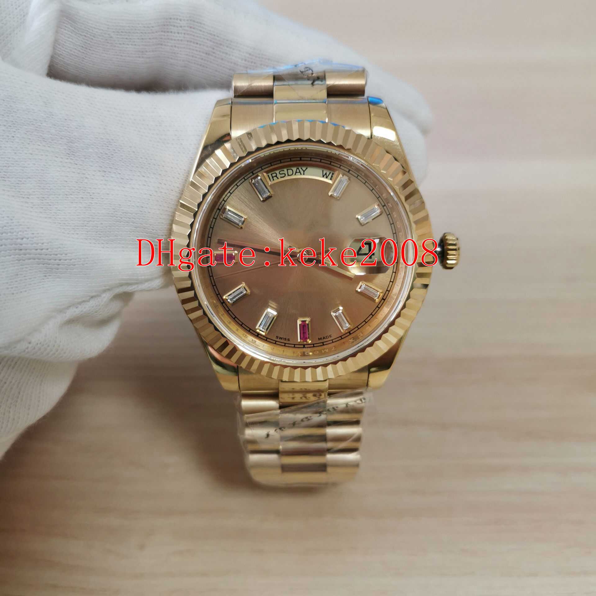 

Excellent Quality men Watches Stainless Yellow gold 41mm 36mm 228238 Diamond 2813 Movement Mechanical Automatic Mens Watch Wristwatches, No box papers