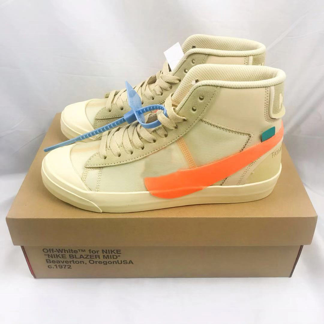 

2018 blazer shoes mid shoes sports trainers men ror women rice white black skate shoe SK05, Standard size