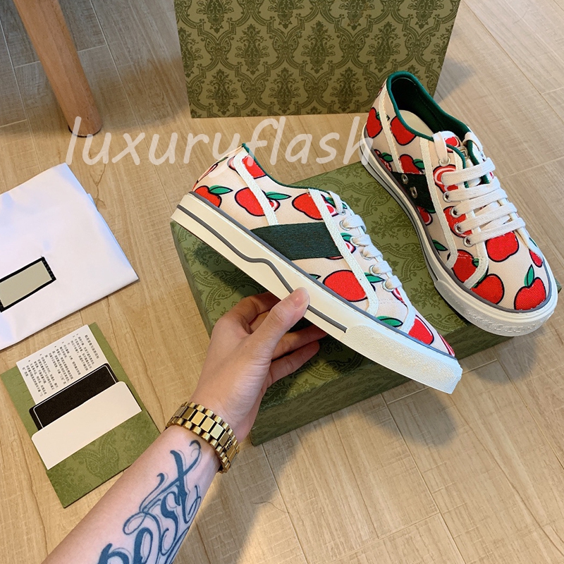 

Fashion Classic Series Casual Shoes Sports Flat Sneakers Original Quality Embroidered 3D Printed Canvas Designer Luxurys Unisex Sneaker, With box(this option is not for sale)