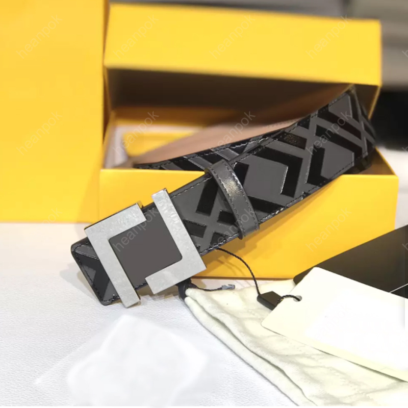 

Genuine Leather Belt For Men Width 4.0cm Designer Belts Women Mens Gold Buckle Letter Waistband Cintura Ceintures F Belt Women With Box