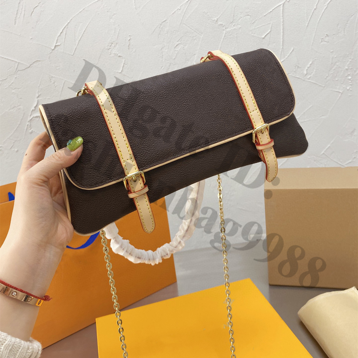 

Socialite Lady Cow Leather Handbags Shoulder bags Women Brand Luxury Clutch Side Large Cross body Hand bag Daily life Party Girls Handbag Good Quality, Make up the difference