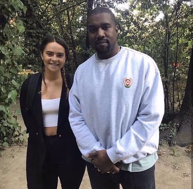 

2021 summer New High street season5 Calabasas Kanye same hemp grey badge wheat ear embroidery round neck sweater jacket fashion, White;black