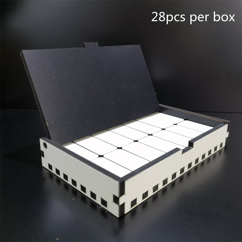 

Domino Set Dye Sublimation Wooden Domino Block Christmas Decorations 28pcs per box Double-sided printing Toy Blank Printable Wood Boxes
