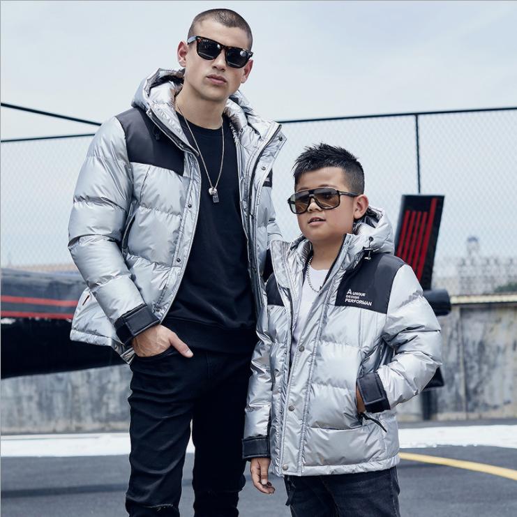 

Winter new style cotton Down padded chaqueta men's fashion trendy hooded jacket coat thick outdoor men outerwear for man, Army green