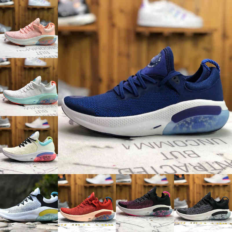 

Wholesale 2021 High Quality Joyride Run FK Men Running Shoes Triple Black White Platinum Tint University Red Racer Blue Airs Trainer Sports