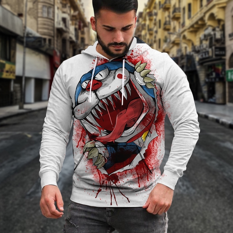 

Halloween Doraemon Animation 3D sweater European hot selling Hoodie, Yy-18