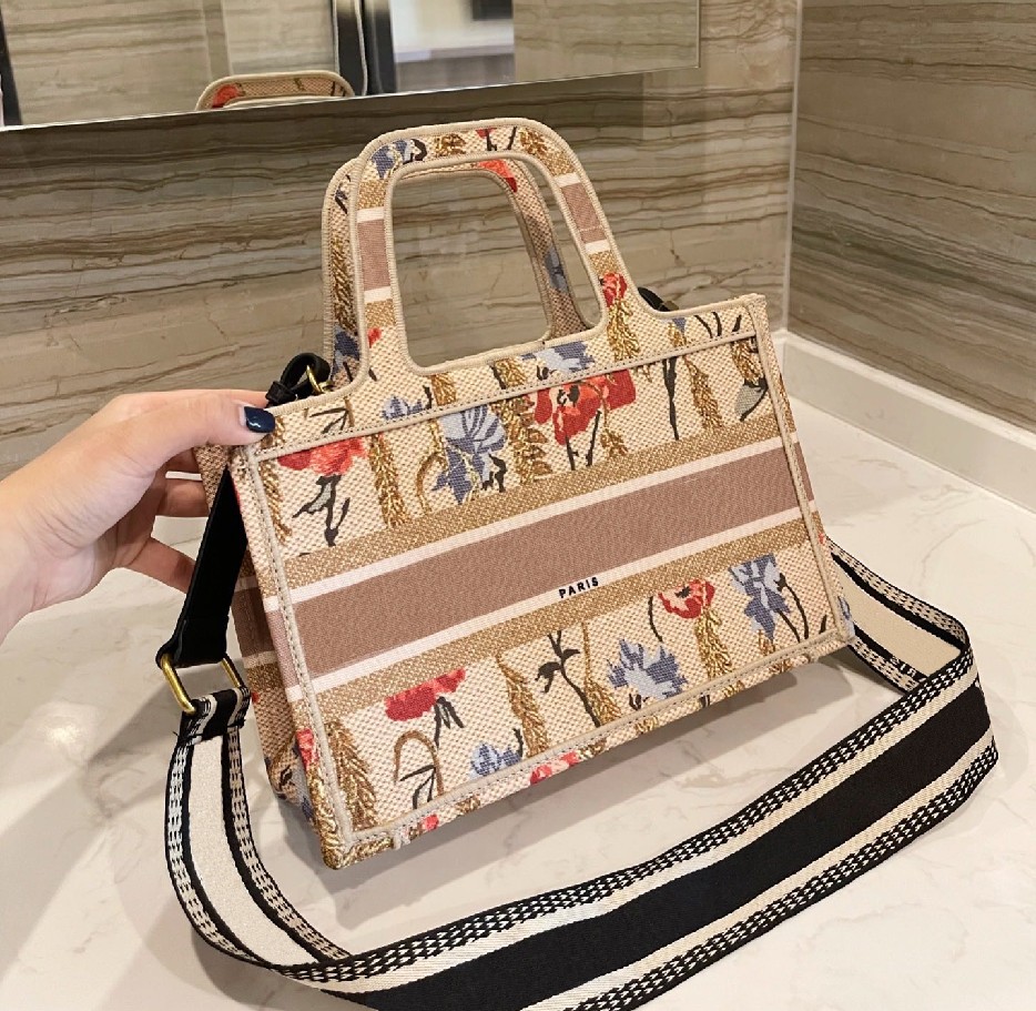 

High-quality shopping bags fashion matching designer letter print pattern women's diagonal shoulder bag temperament handbag WF2104011, White