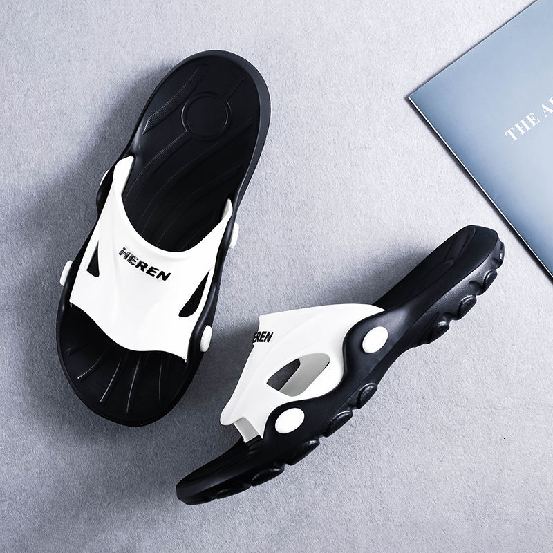 

dress shoes slippers summer simple men slides bathroom non-slip soft bottom pvc sandals male flip flops woman zapatos de hombre fzg8 mwhj, Black