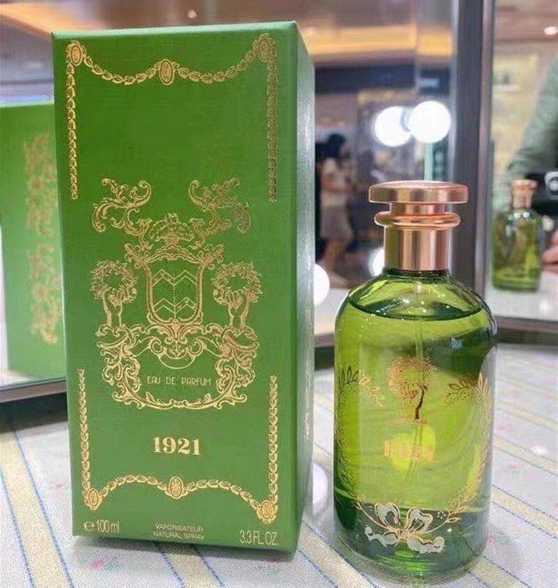 

Brand Perfume 1921 Jade green bottles EAU DE PARFUM High-quality natural spray 100ml long lasting fresh Fragrance