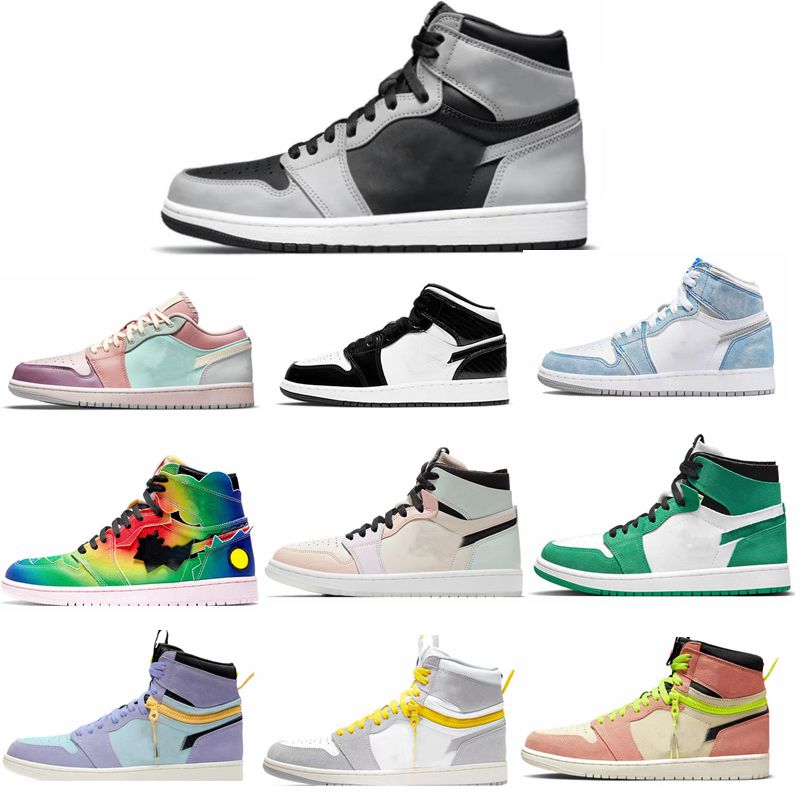 

2021 Zoom CMFT Easter high OG 1 1s Mens Basketball Shoes Hyper Royal Lucky Green Switch Light Smoke Grey University Toe Dark Mocha Chicago Sneakers Trainers, Customize