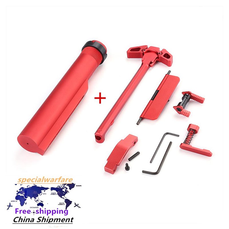 

Buffer tube AR-15 M16 air paintball rifle color accessories aluminum alloy 7-piece tactical switch