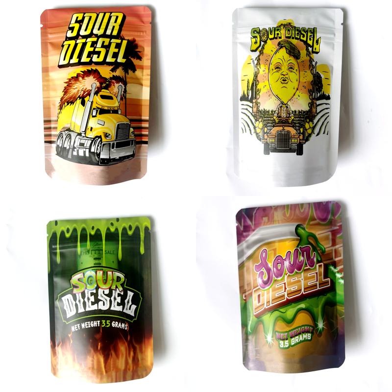

Edibles Gummy Zipper Smell Proof Edible Packaging Bag 3.5g 3.5 Gram Diesel 10x15cm Doja Mylar Bags 10x12.5cm White Gorilla Glue jllJME