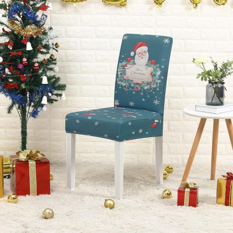 

Chair Covers Christmas Cover Santa Clause Hat Decoration For Home Year Decor Decoracion1