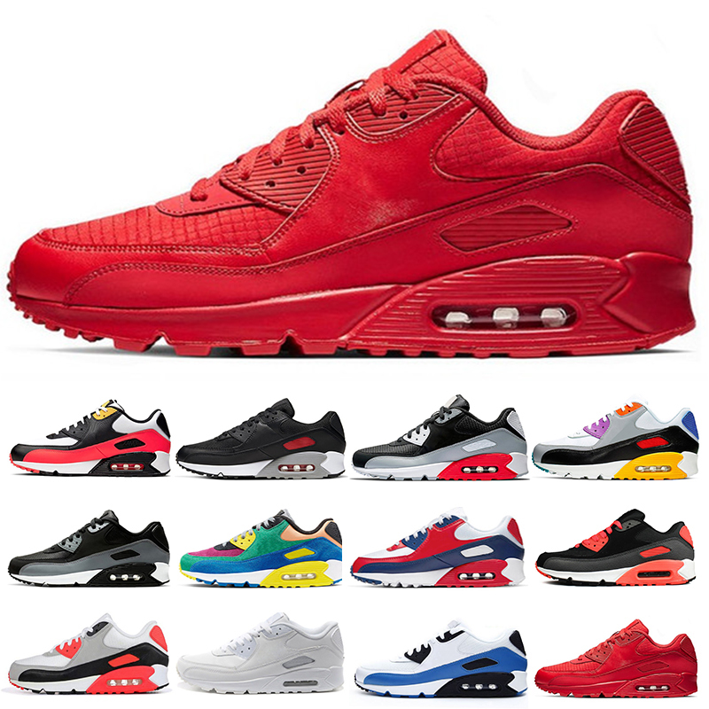 

USA 90 running shoes men women chaussures 90s Camo Worldwide Supernova triple white black mens trainers Outdoor Sports Sneakers 36-45, Color 23