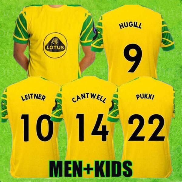

21 22 NORWICH Soccer Jerseys 2021 CITY HUGILL Home kids kit ROBERTS PUKKI HERNANDEZ BUENDIA STIEPERMANN Giannoulis football shirts Rashica Gibson Skipp Cantwell