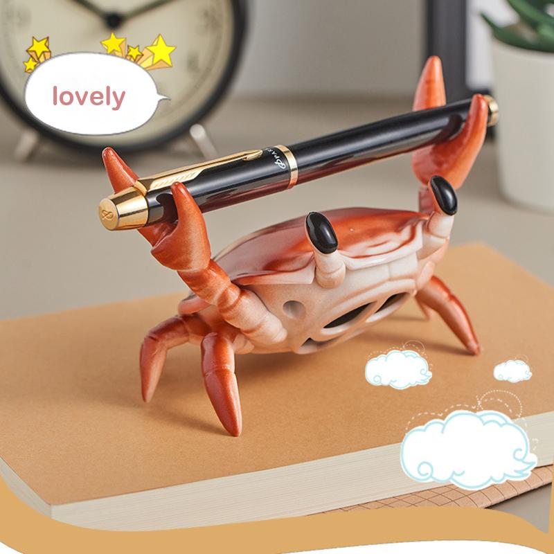 

Portable Speakers Speaker Phone Holder Cartoon Crab Button Blutooth Stand Support Animal Shape Wireless