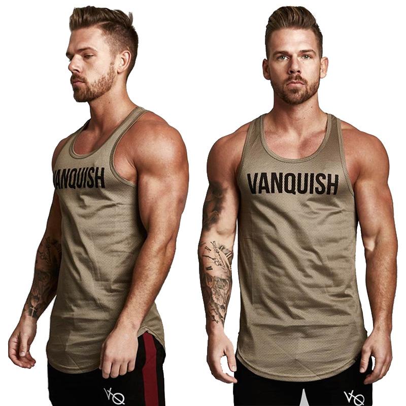 

Men' Tank Tops Mens Bodybuilding Top Gyms Fitness Sleeveless Shirt 2021 Male Cotton Clothing Fashion Singlet Vest Undershirt, White;black