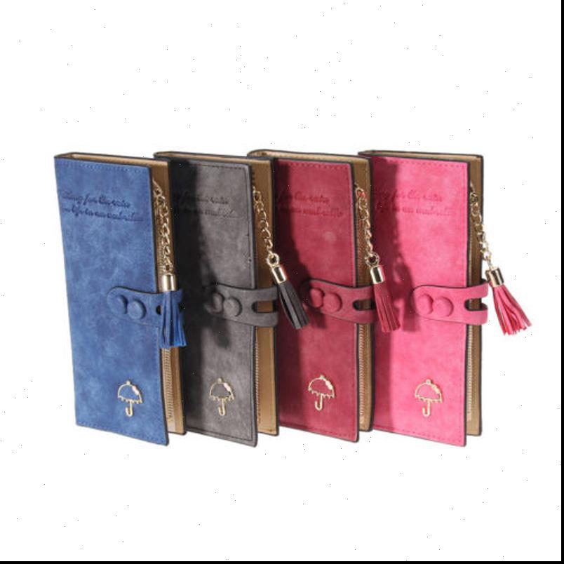 

fashion women pu leather bifold wallet clutch card holders purse lady long handbag durable, Red;black