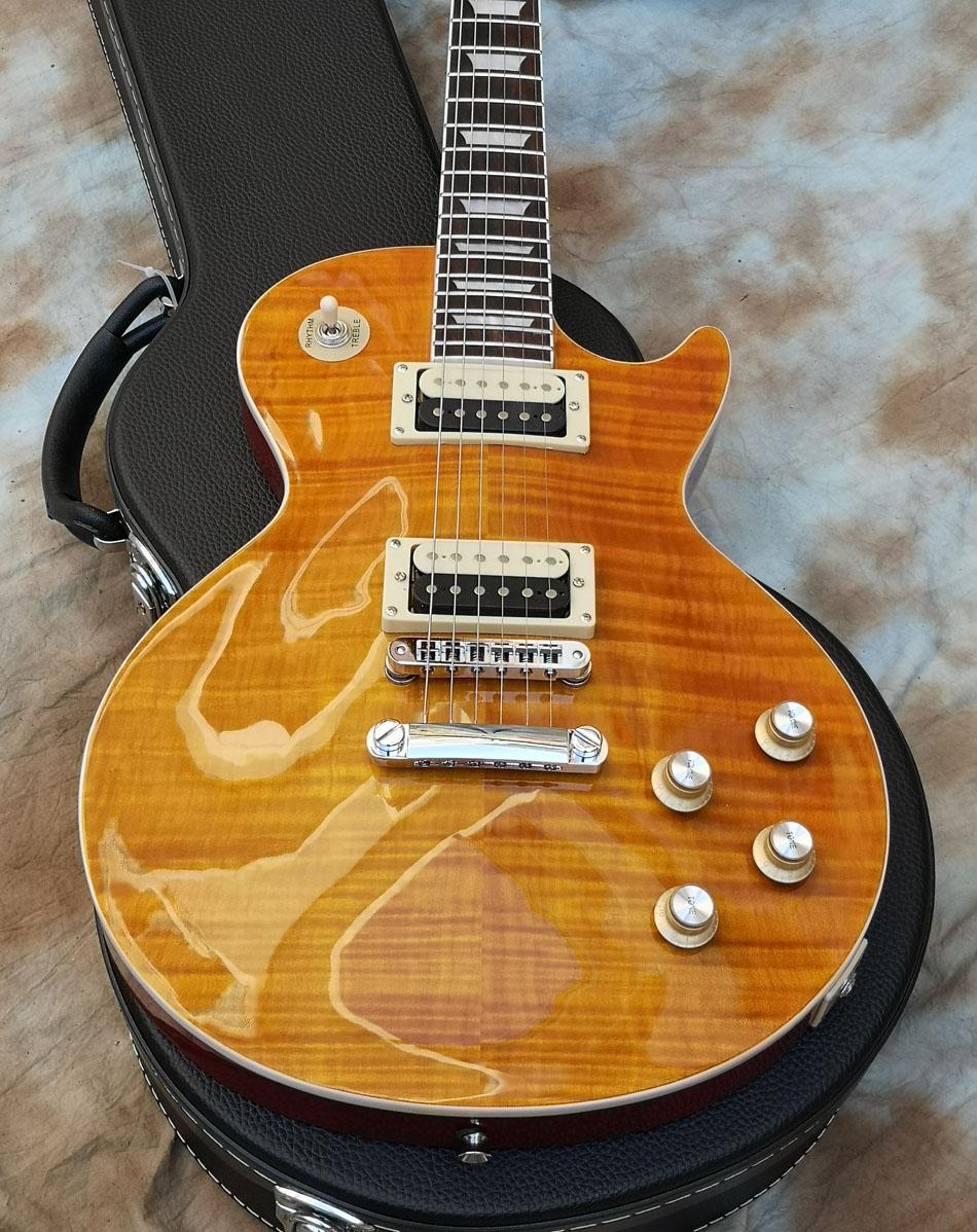 

New Arrival Slash Appetite Amber Flame Maple Top AFD Electric Guitar