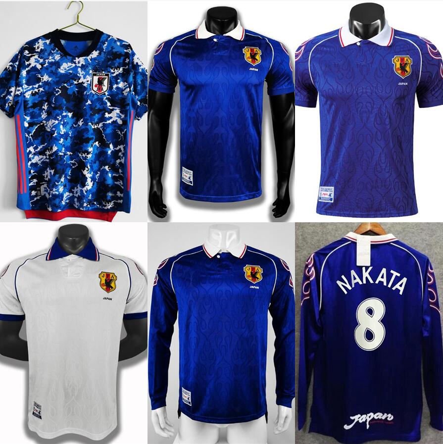 

98 00 Japan National Team NAKATA Mens Soccer Jerseys SOMA AKITA OKANO KAWAGUCHI Retro Home Football Shirt KAZU HATTORI Uniforms, 2000 home