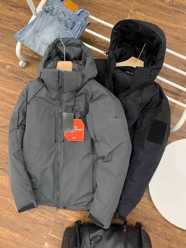 

hot Selling ARC 1:1 Men Leaf Atom Sl Hoody Jacket Winter Hooded Thicken Windproof Waterproof Outdoor Coat Male Jackets Clothing TERYX 022255#, Black