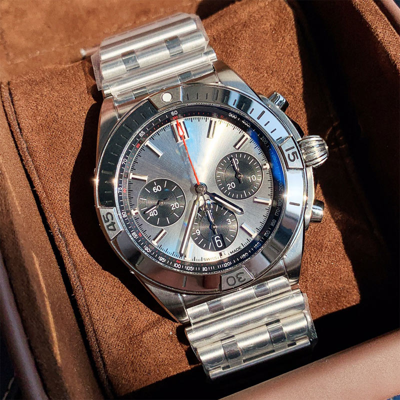 

Fashion Mens Watches Fully Automatic Mechanical Watch 42mm Stainless Steel Strap Sapphire Life Waterproof Design Montre De Luxe, Customize