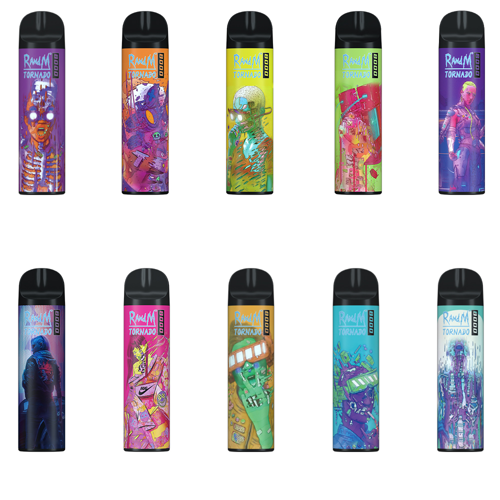 

Original RandM tornado 8000 puff Disposable E cigarette soul pre fill 850mah 16ml 5 % Puffbar vapes sell wholesale vape pen elfbar esco bar ut ice rechargeable vapes