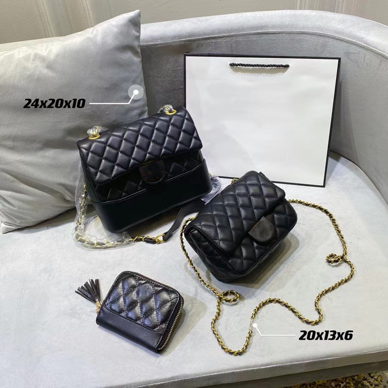 

News combination high quality Lou vdeng women's bag Vintage luxury designer original Leather Messenger Shoulder zipper portable beauty (three in one) MMMMm, Split