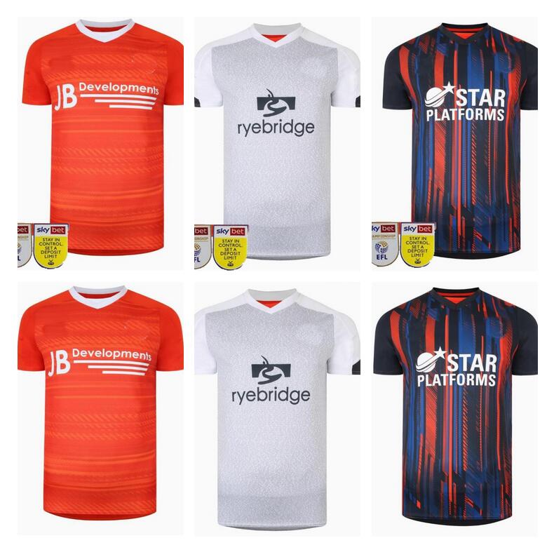 

21 22 Luton Town Soccer Jerseys BRADLEY 2021 2022 Burke Hartson Billy Bingham Curtis Lansbury l Donaghy Berry Givens Mick Mpanzu Campbell football shirt