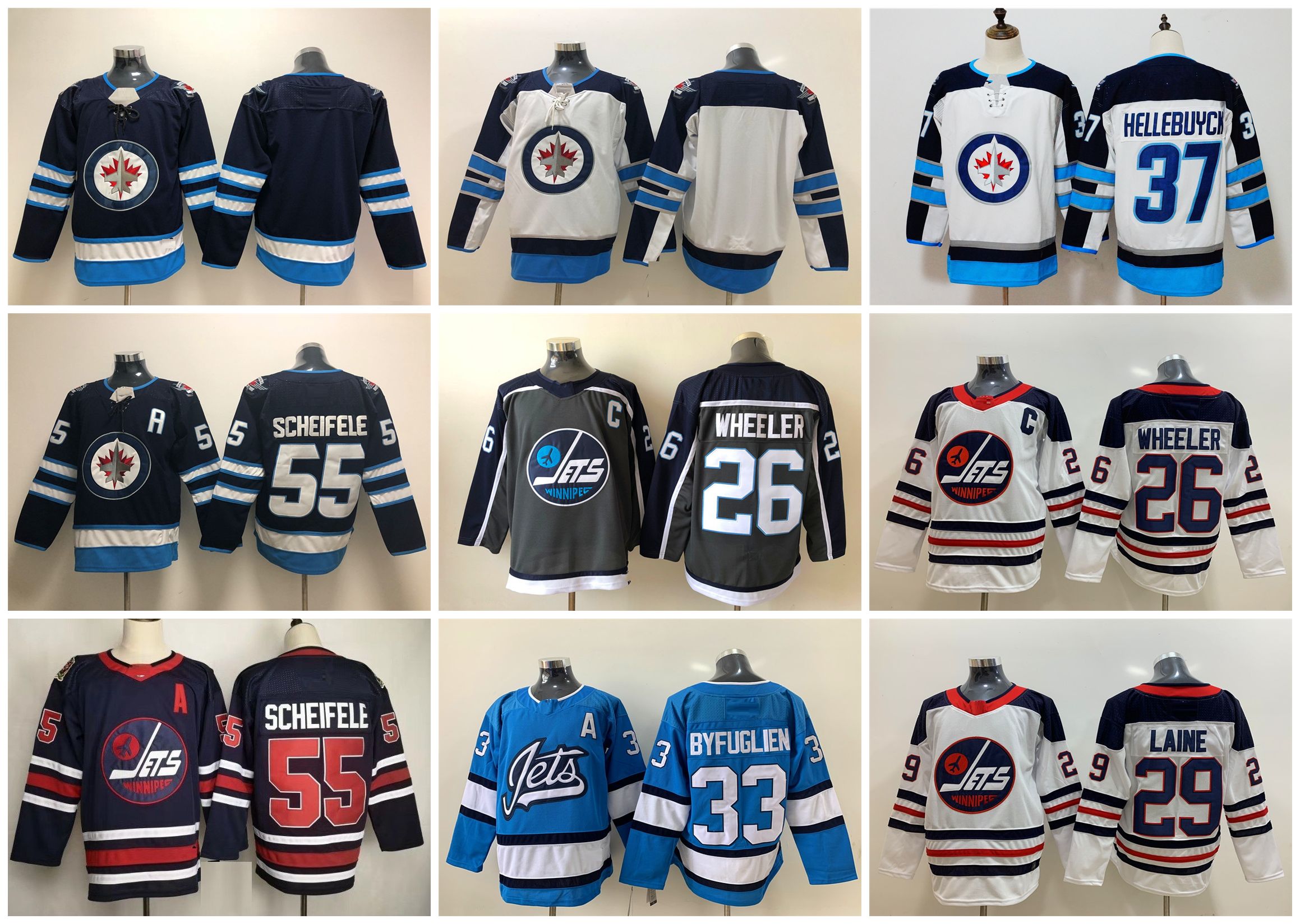 

2021 Winnipeg Jets Hockey Jerseys Men Patrik Laine Jersey Nikolaj Ehlers Connor Hellebuyck Mark Scheifele Pierre-Luc Dubois Stitched, 55 mark scheifele (a)