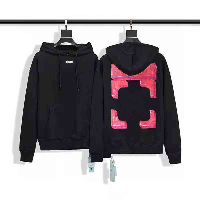 

hoodie designer men women new off long sleeve high street pullover sweatshirt clothes fashion jumpers sweatshirts sports white cotton euro, Black