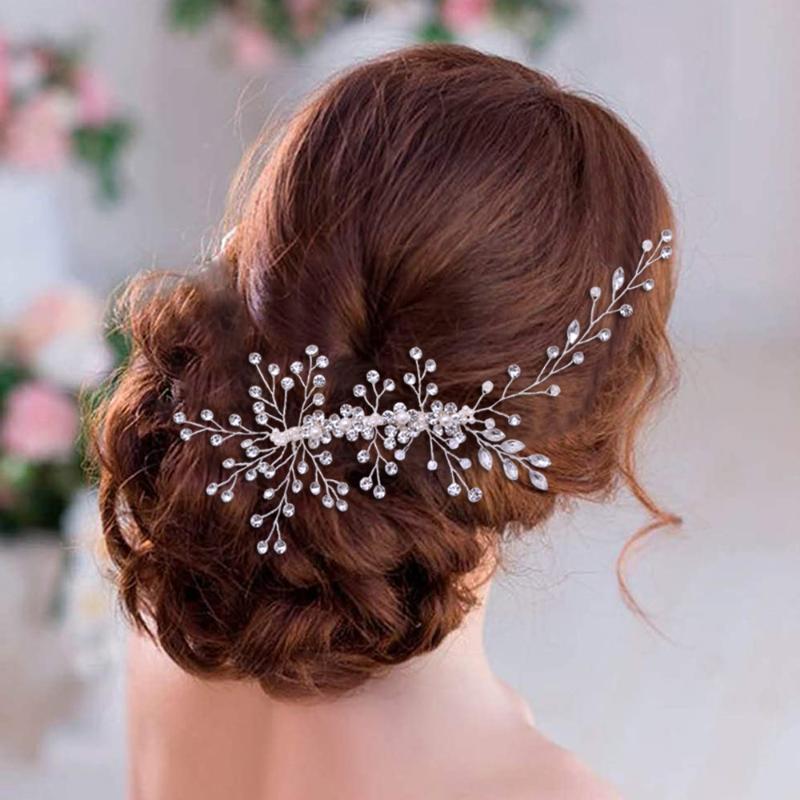 

Headpieces AMORARSI HP15 Bridal Headwear Wedding Hair Comb Crystal Combs Rhinestone Jewelry Accessories Clip