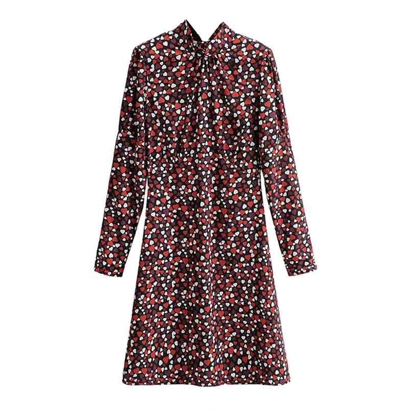 

Summer Women' Print Dress Slim Fit Long Sleeve Casual Style Women' Clothing 210524, Multi