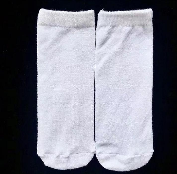 

Sublimation White Socks Thermal Transfer White Blank Double-sided Printed Stockings 15cm 20cm 24cm 30cm 40cm Unisex Sports Customized Sock