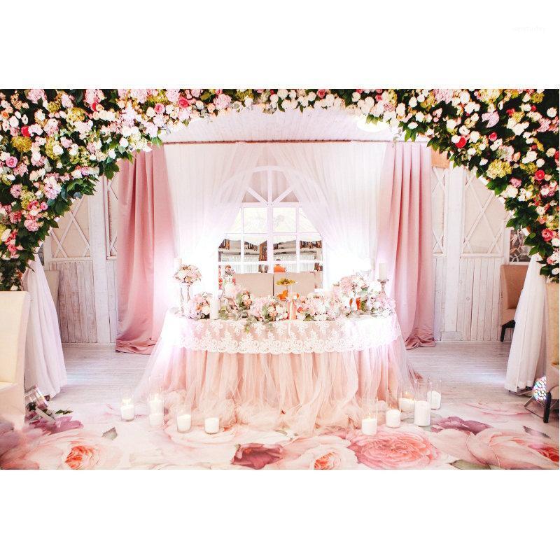 

Party Decoration Wedding Backdrop Romantic Scene Flower Cake Table Background Decor Bridal Shower Born Pography Po Booth Props