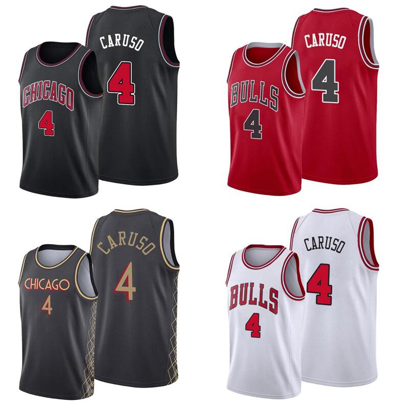 

Men YOUTH S-2XL Basketball jerseys Alex 4 Caruso jersey 2021 Trade Black City wear
