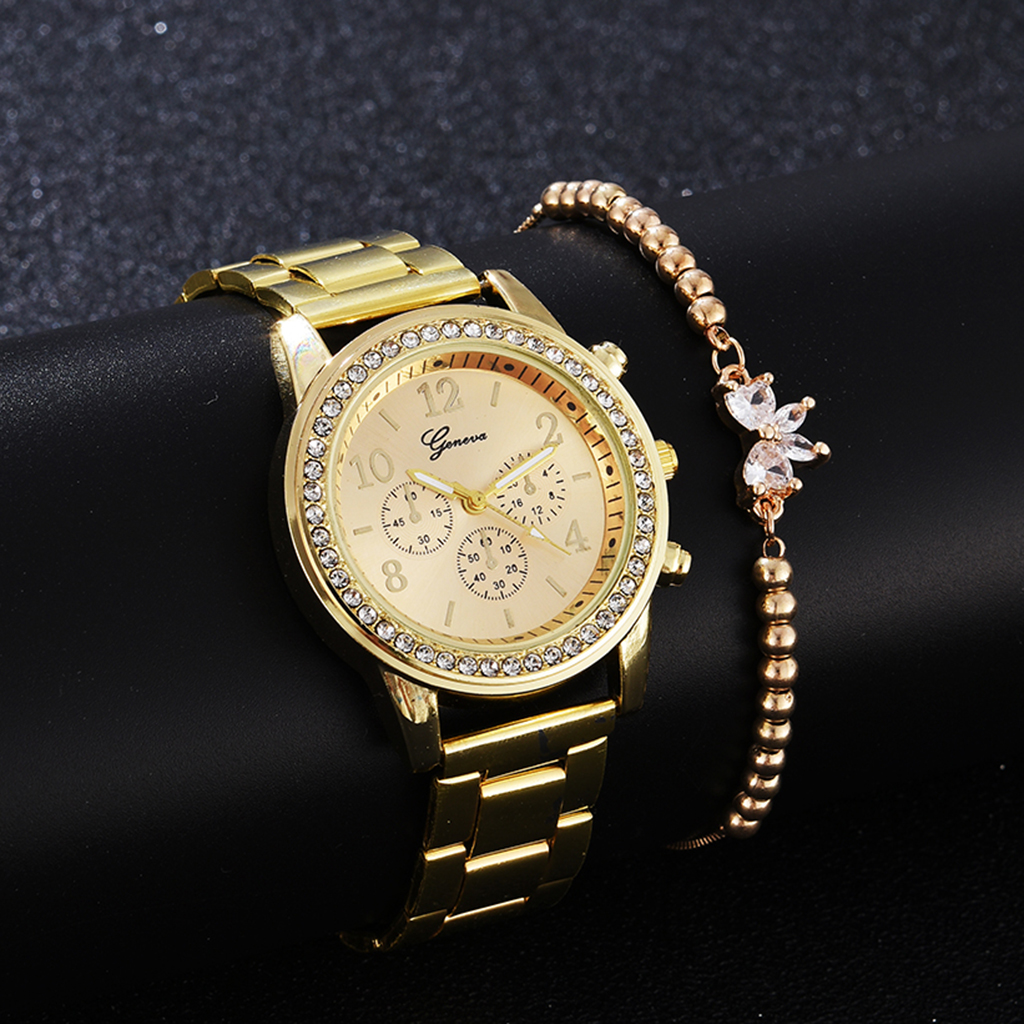 

Diamond Women Luxury Brand Watch Rhinestone Elegant Ladies Watches Gold Clock Wrist Watches For Women Montre Femme Dropshipping, Slivery;brown