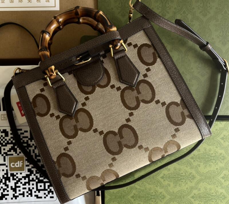 

Realfine888 Bags 5A 660195 27cm Diana Jumbo Small Totes Handbags Purse For Women with Dust bag, Dianna tote_02