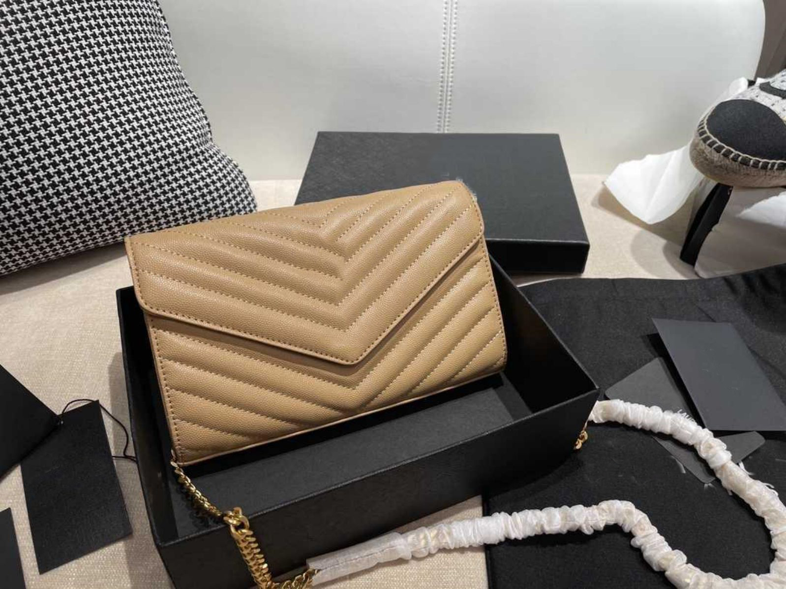 

New Designer Bags classic womens designers handbags chain handbags ladies Luxurys composite tote leather clutch shoulder bag female purse, 22x14cm