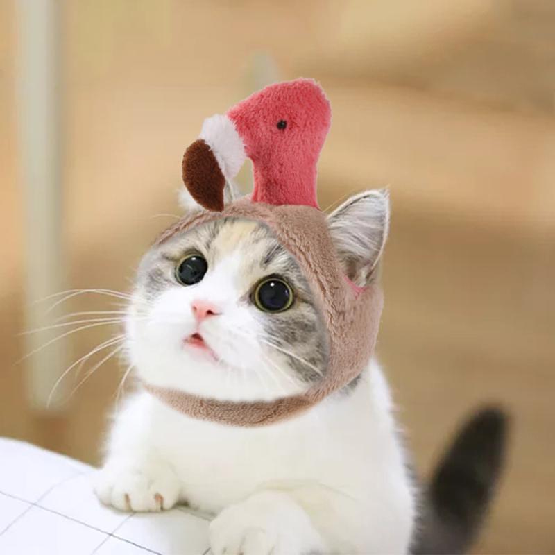 

Cat Costumes Dog Hat Funny Flamingo Headgear Pet Accessories Po Props For Puppy Kitten Small Dogs Cats Hats Headwear Supplies