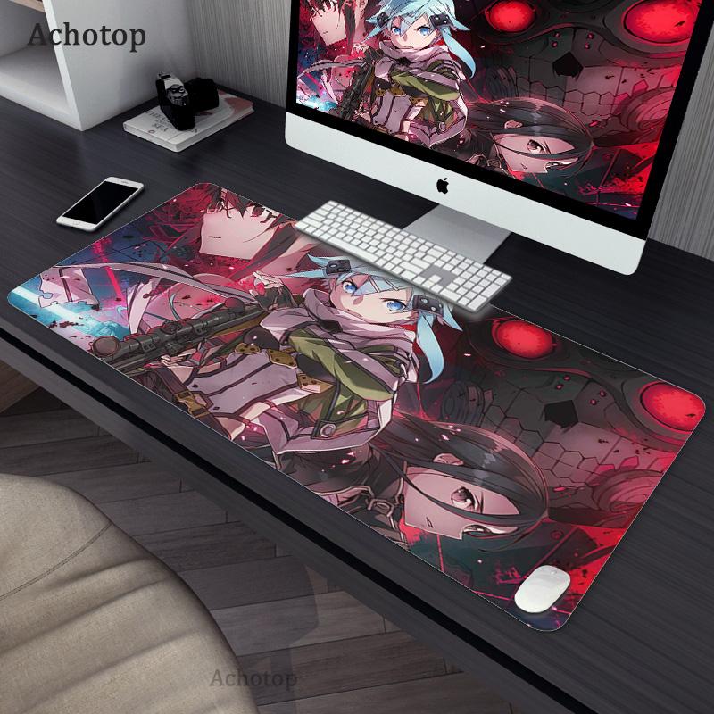 

Mouse Pads & Wrist Rests Gaming Pad Anime Large 80x30cm Mousepad Sword Art Online Computer Gamer Keyboard Laptop Mat Desk PC Mause
