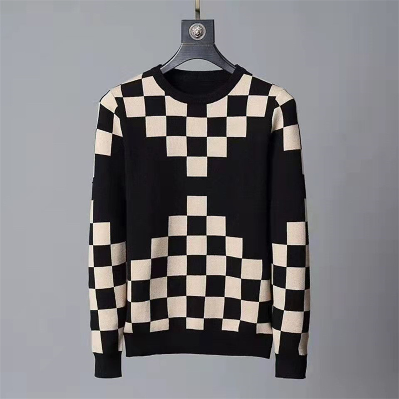 

Mens Sweaters Long Sleves Knits Letters Budge Embroidery Fashion Unisex Hoodies Pullover Sweatshirt Men Tops Knit Clothing Asian SizeQQ