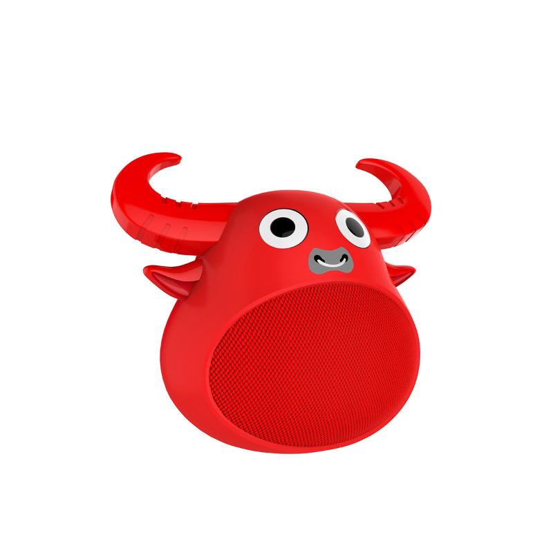 

Portable Speakers Private Model Mini Cow Blue & Teeth Speaker Cute Cartoon Outdoor Wireless