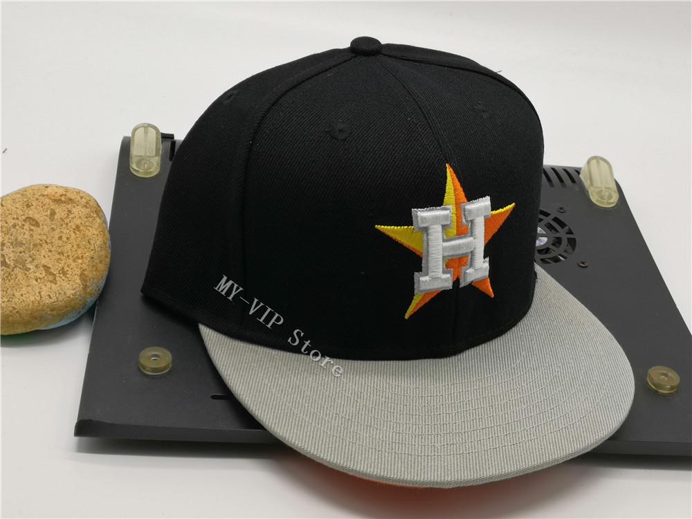 

Ready Stock Wholesale High Quality Men's Hou Sport Team Caps Flat Brim on Field Hats Full Closed Design 7- Size 8 Fitted Baseball Gorra