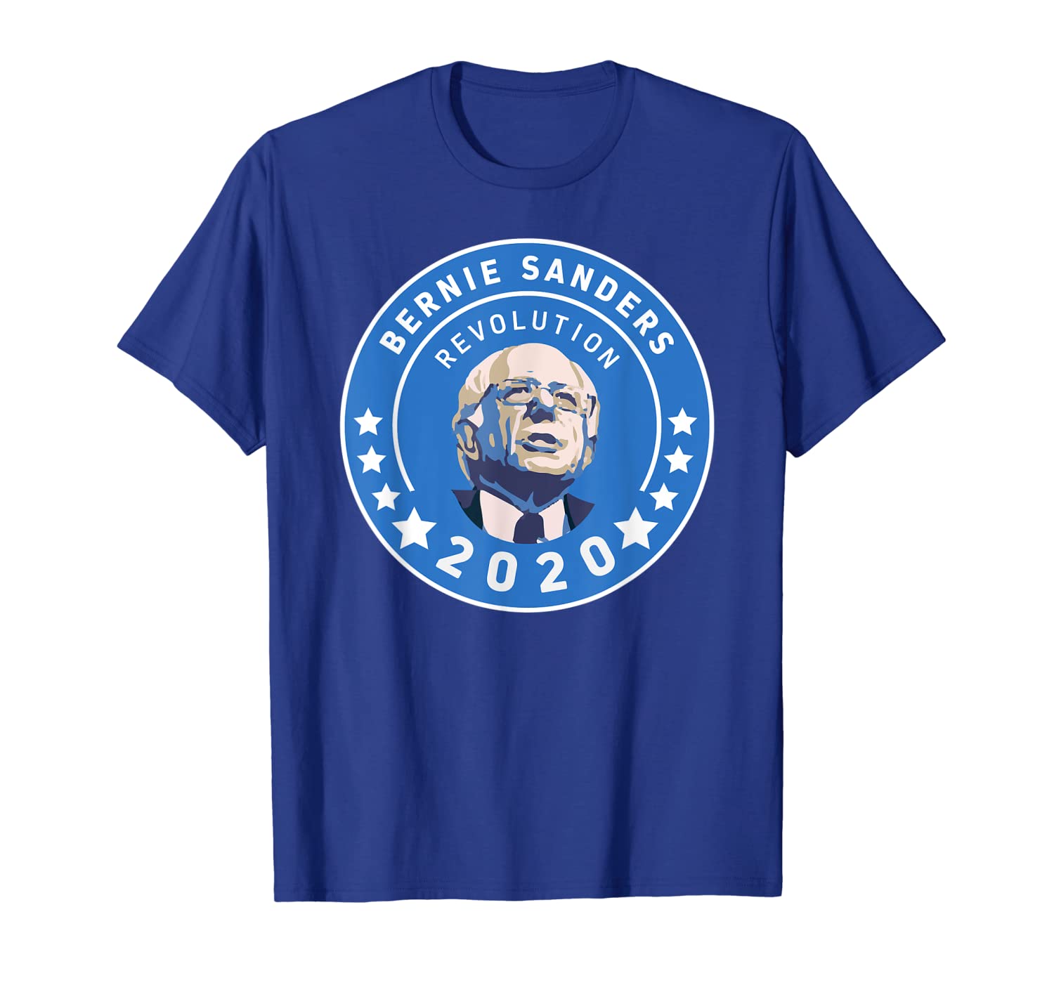 

bernie sanders revolution 2020 badge tshirt, White;black