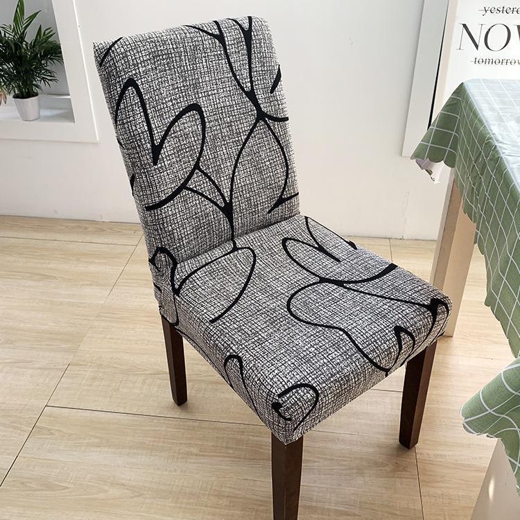 

Kitchen Dining Chair Cover Elastic Stretch Anti-dirty Covers For Home Decoration Protector Case Wedding El