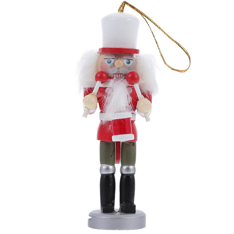

Christmas Decorations Wooden Nutcracker Ornaments Soldiers Creative Educational Toys Random Style