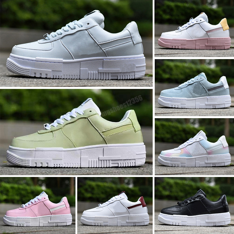 

2021 Design Outdoor Men Low Skateboard Shoes One Unisex 1 Knit Euro Airs High Women All White Black Walking, Color 10