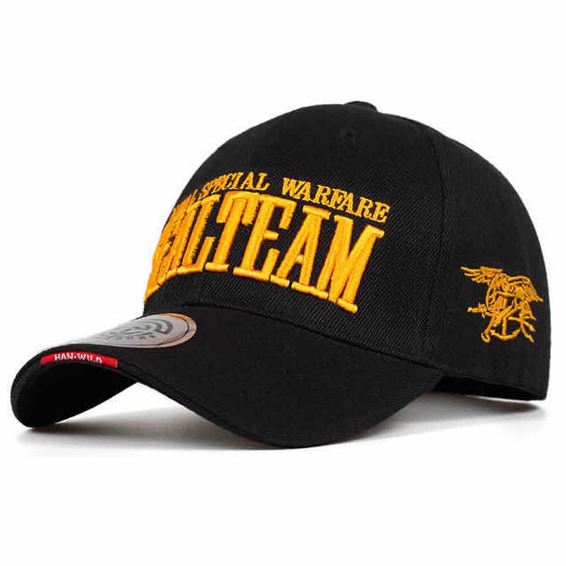 

2020 Best Fashion United States Marine Corps SEALTEAM Letters embroidery Baseball Cap Mens Outdoor Hunting Navy Seals Hat Sport Cap Adult